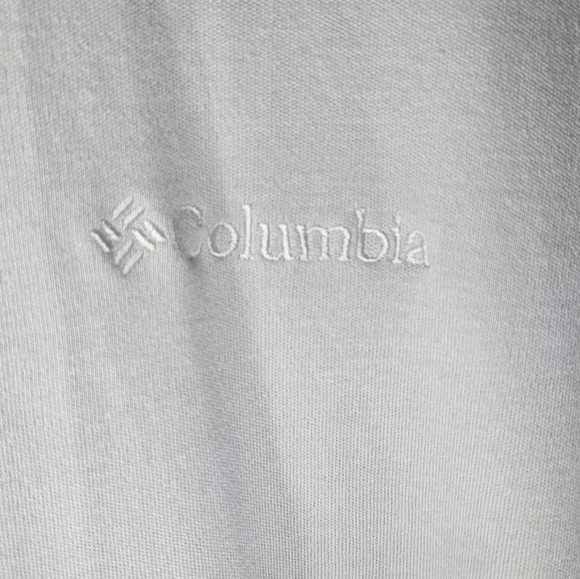 Columbia Cream Oatmeal Crew Neck Sweater Mens Medium B8 - Picture 3 of 6
